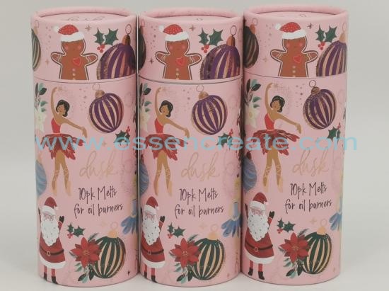 Cardboard Candle Packaging Tube with Window