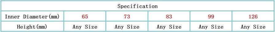 Specification of No Need Can Sealing Machine EOE Composite Paper Packaging Cans