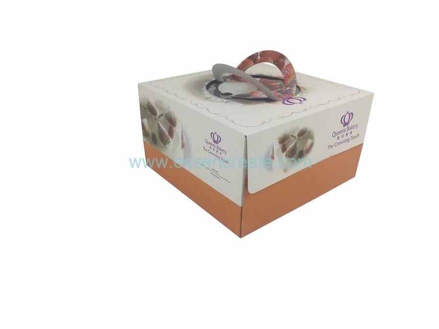 Birthday Cake Foldable Corrugated Packaging Cardboard Box