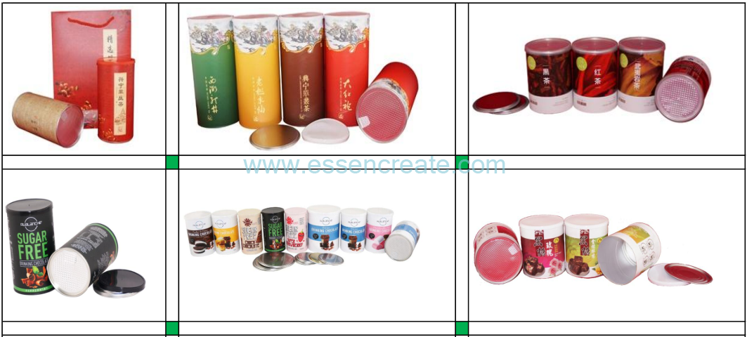 Museli Oatmeal Packaging Paper Tube