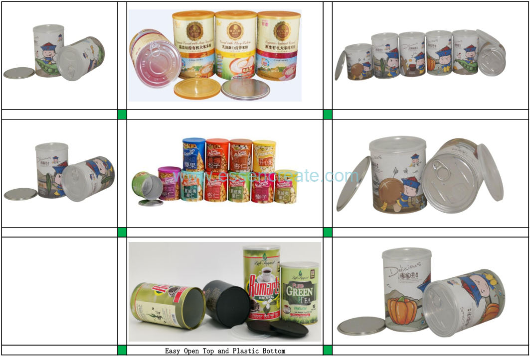 Snacks Packaging Paper EOE Canister