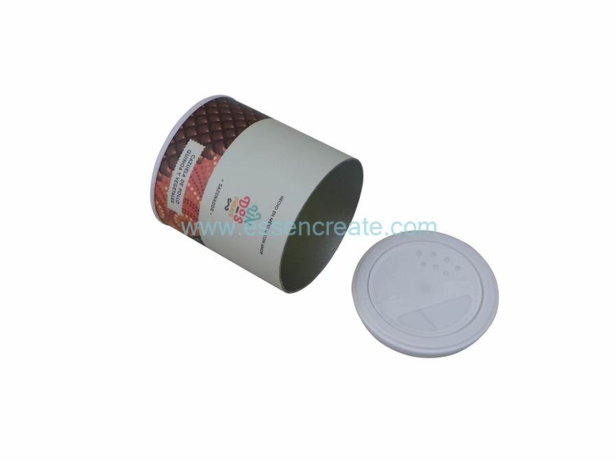 Pet Food Rotating Shaker Paper Canister