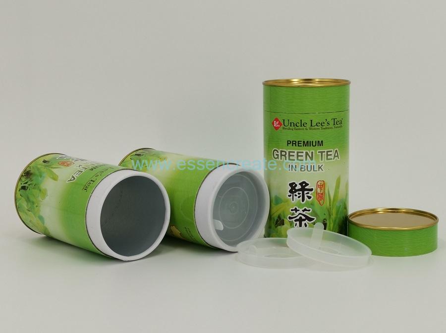 Green Tea Packaging Round Box