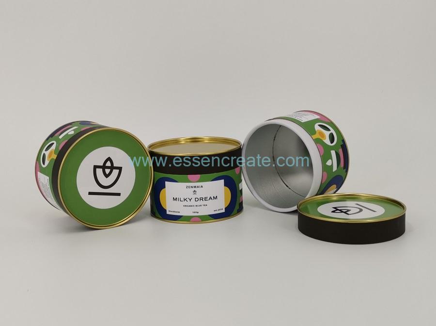 Cylinder Green Tea Packing Box