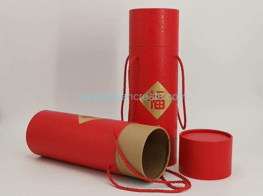 Paper Tube with UV Varnishing