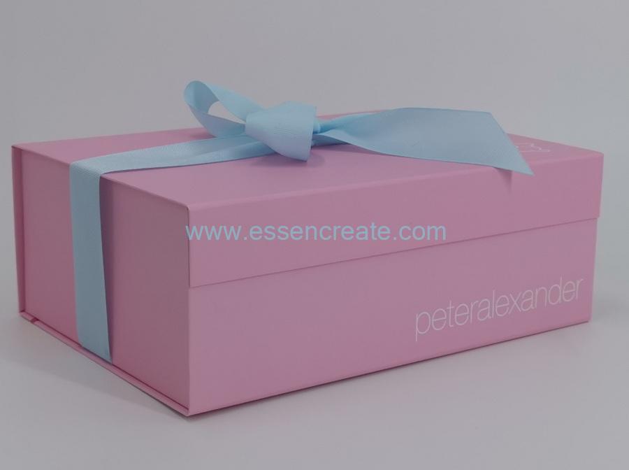Cardboard Gift Box with Ribbon