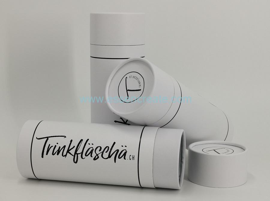 Rolled Edge White Paper Tube