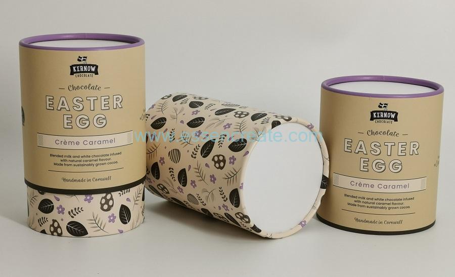 Two Pieces Chocolate Packaging Tube