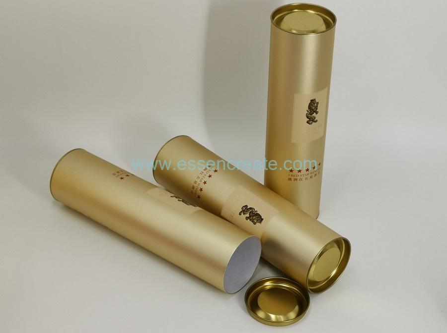 Luxury Wine Packaging Tube