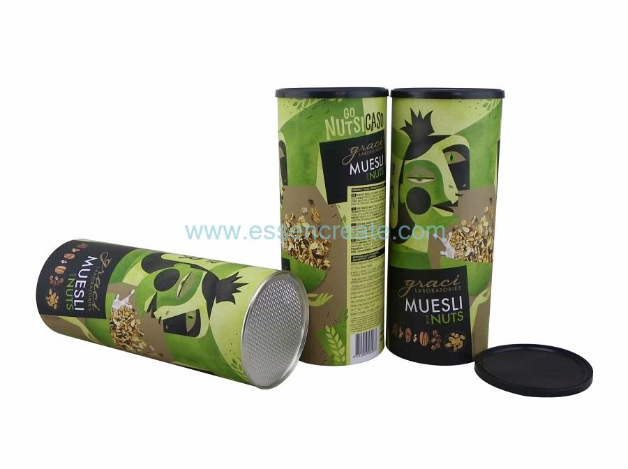 Muesli Nuts Packaging Composite Paper Tube