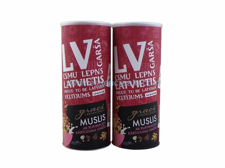 Muesli Packaging Paper Cans