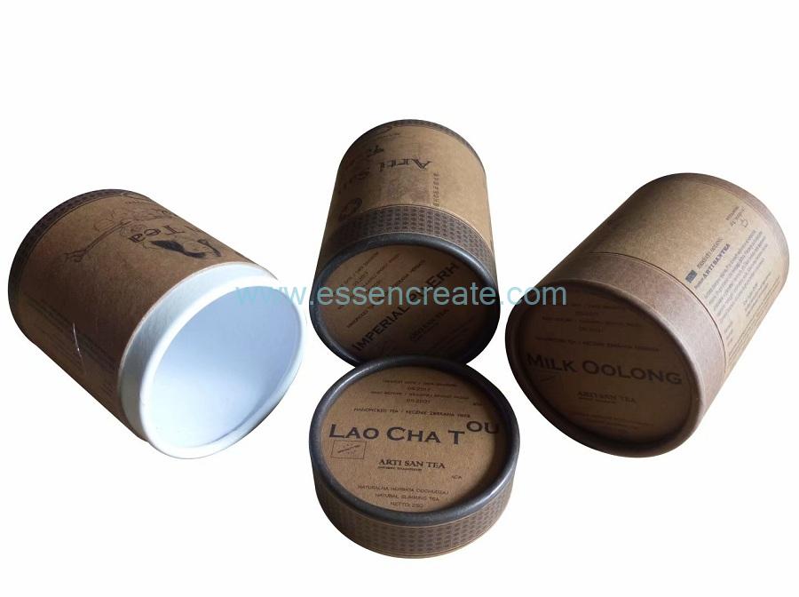 Cylinder Tea Packagingg Paper Tube Box