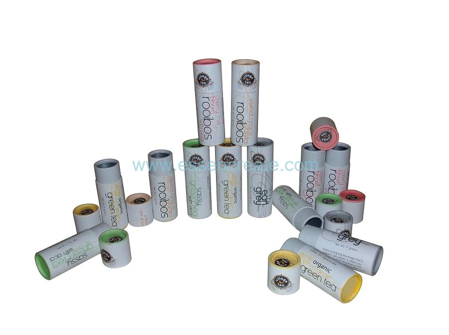 Custom Aluminum Foil Herb Tea Packaging Paper Tube