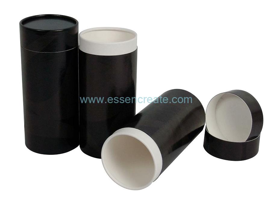 White Card Tea Packaging Paper Round Cardboard Tube