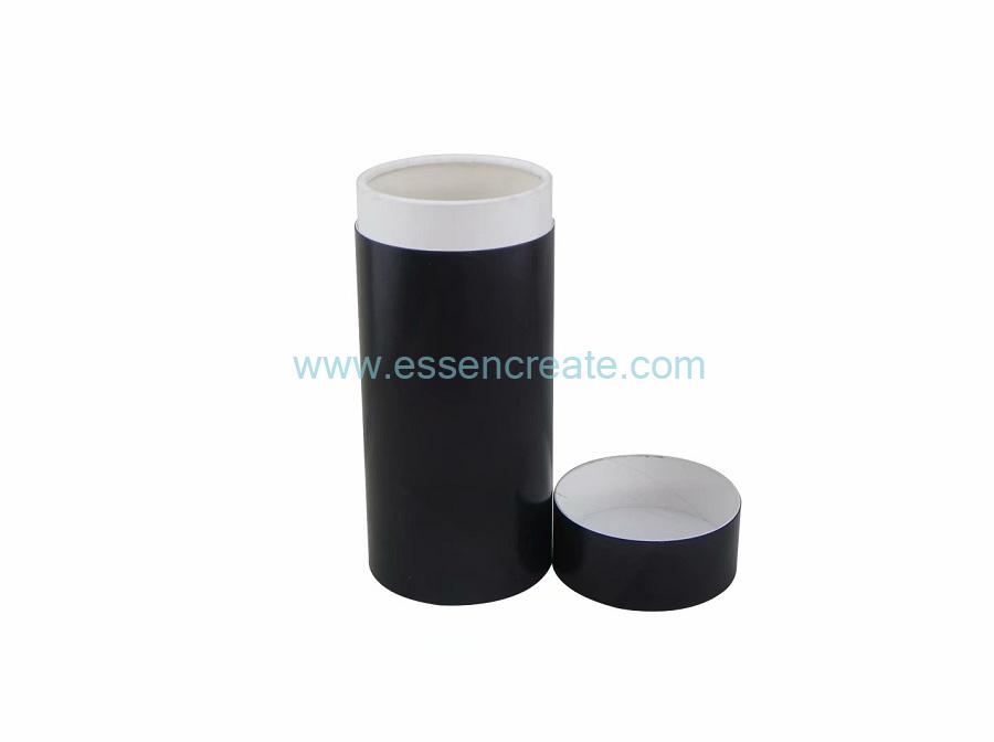 White Card Round Cardboard Tube