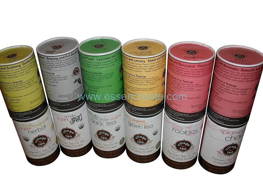 Tea Packaging Paper Canister