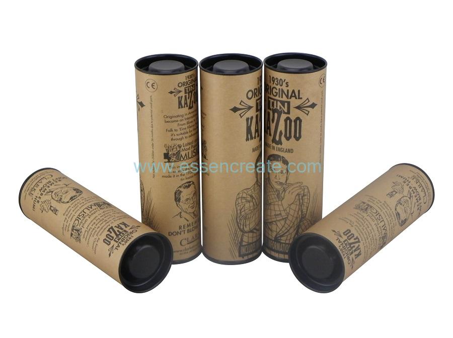 Kraft Tube with Cardboard Box