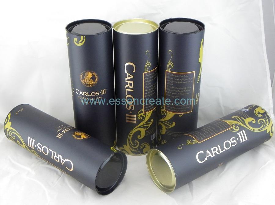 Wine Tube with Black Tin