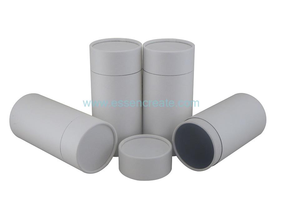 Foil Liner White Kraft Rolled Edge Paper Tube 