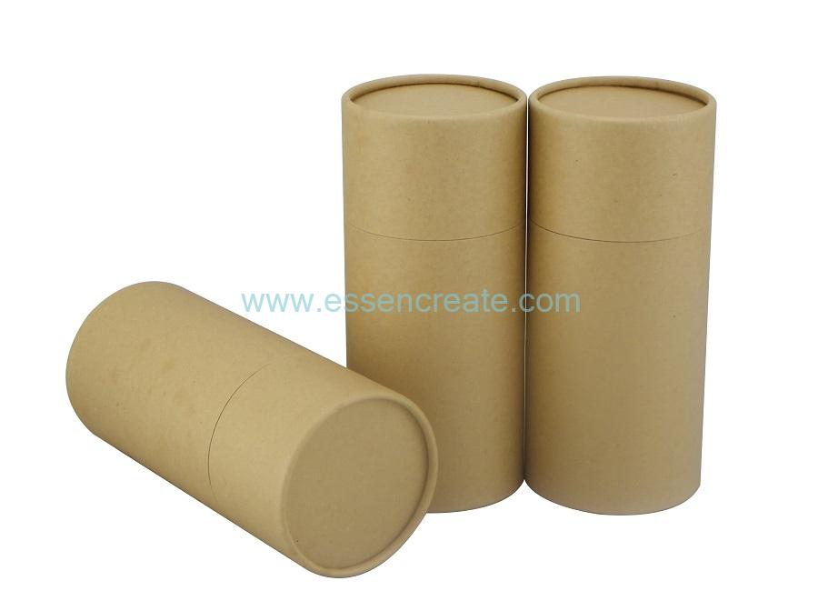 Kraft Inner Straight Rolled Edge Paper Packaging Tube