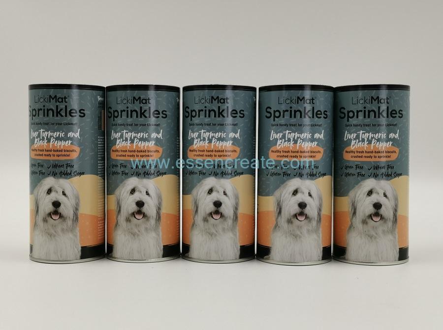 China Pet Food Packaging Cylinder Shaker Tube Box 