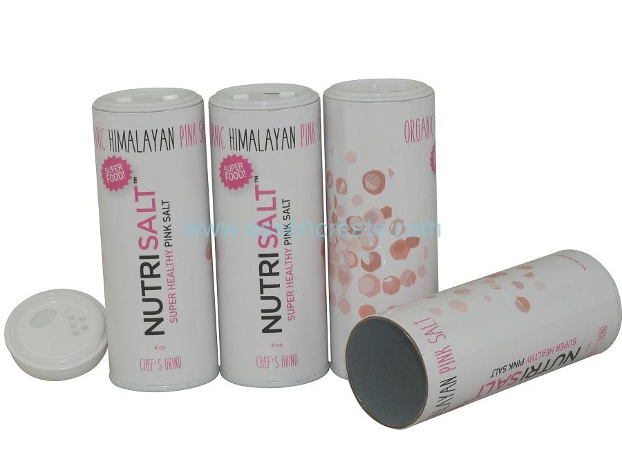 Healthy Pink Salt Seasoning Spice Shaker Paper Tube