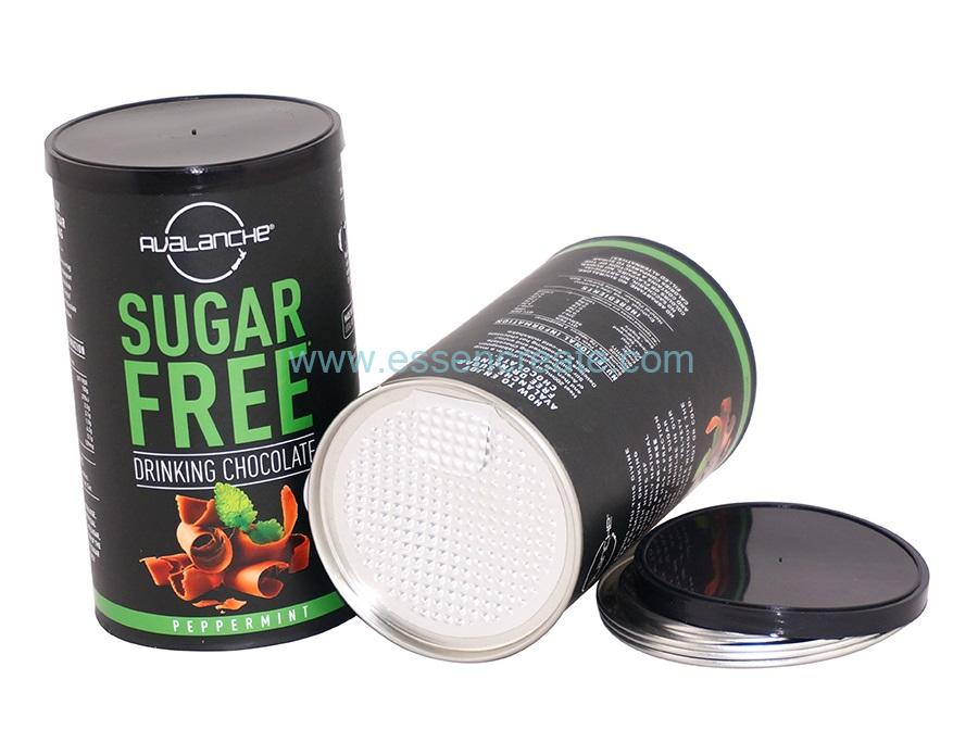 Packaging Cans Drinking Chocolate Paper Food Grade Tube
