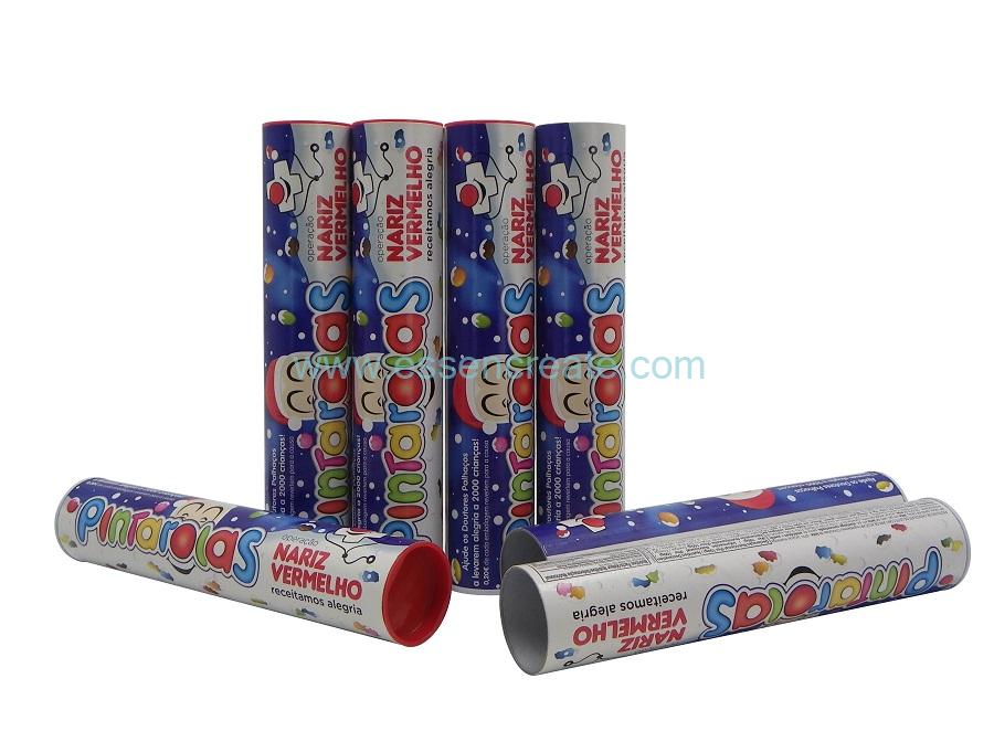 Rainbow Sugar Packaging Paper Cardboard Tube