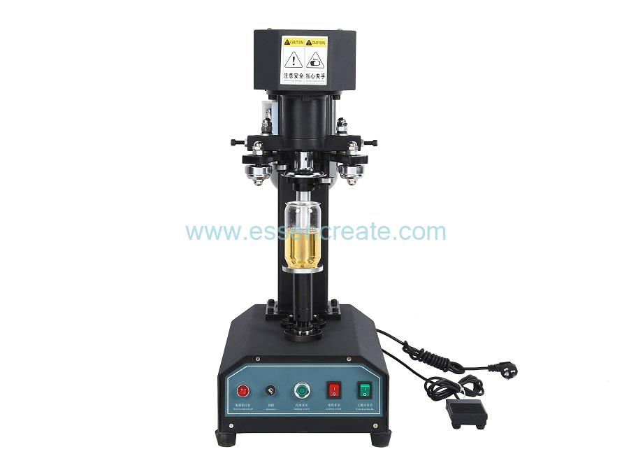 Black Table Type Electric Manual Can Sealing Machine