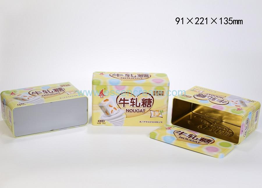 Nougat Packaging Metal Tin Box