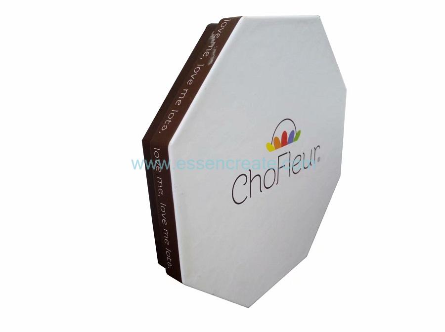 Single Layer Eight Sides Octagonal Paper Rigid Box