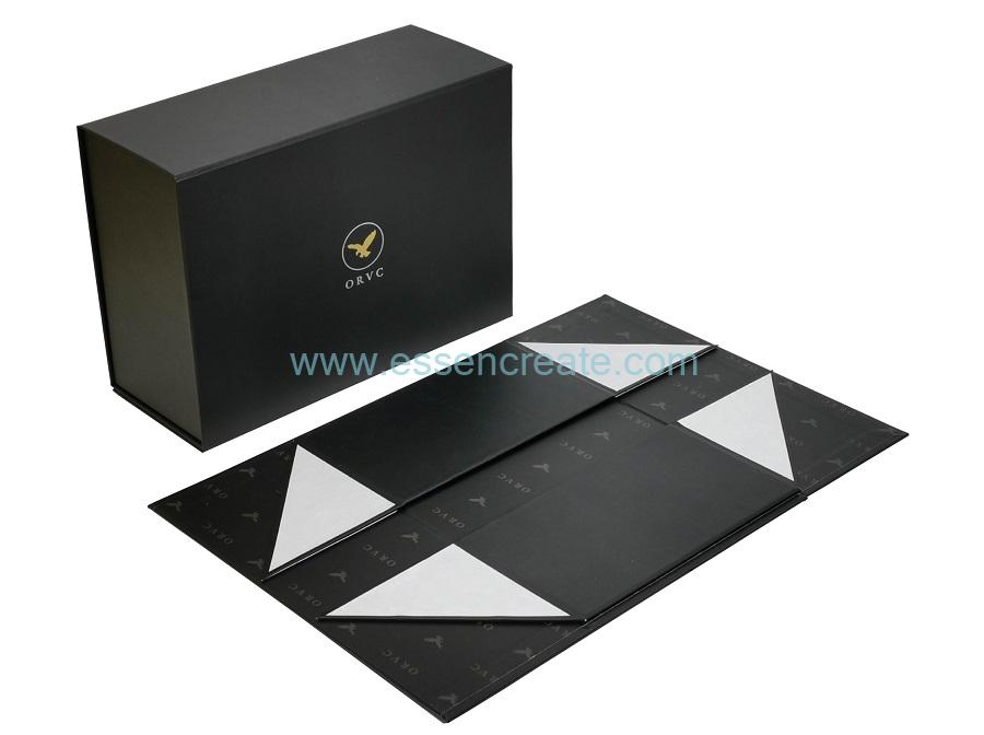 Foldable Wine Glass Packaging Magnetic Box