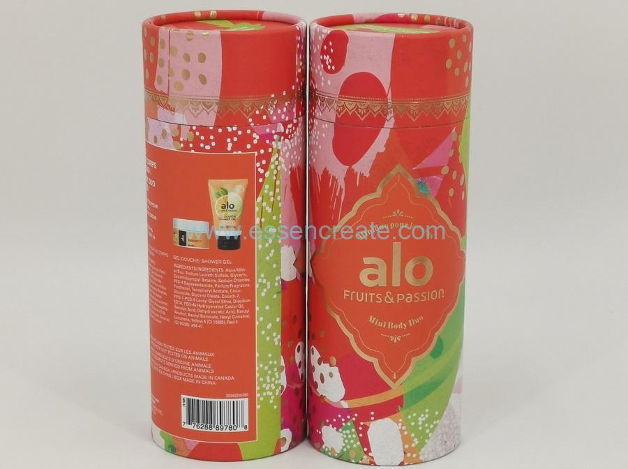 Body Cream and Shower Gel Packaging Paper Tube