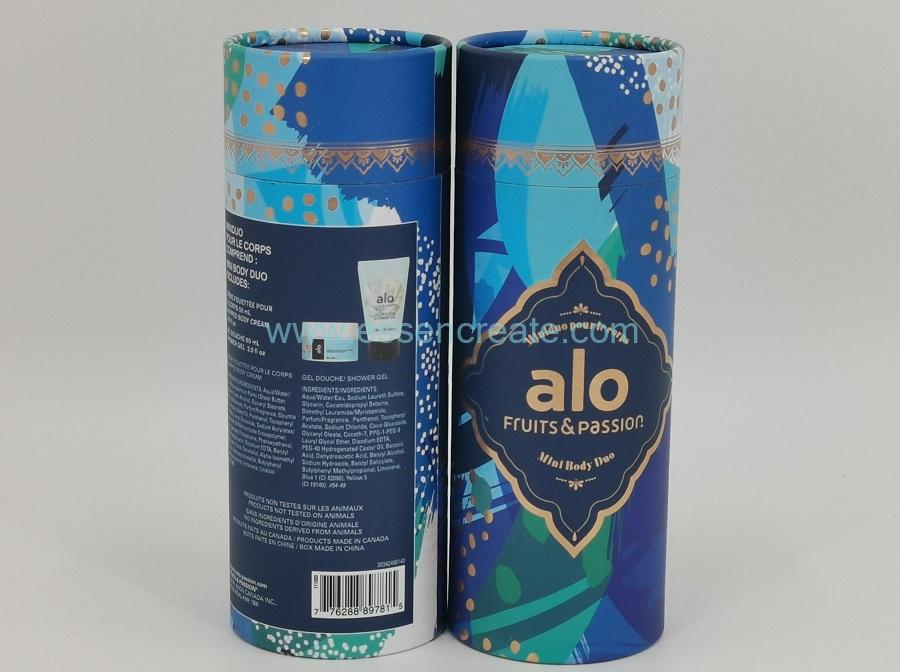 Shower Gel Packaging Paper Cans