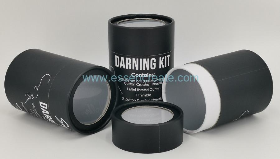 Thimble Darning Kit Packaging Cardboard Tube