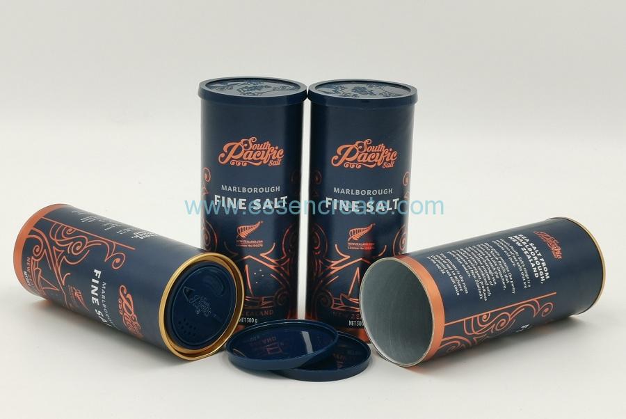 New Style Aluminum Plastic Shaker Paper Salt Cans 