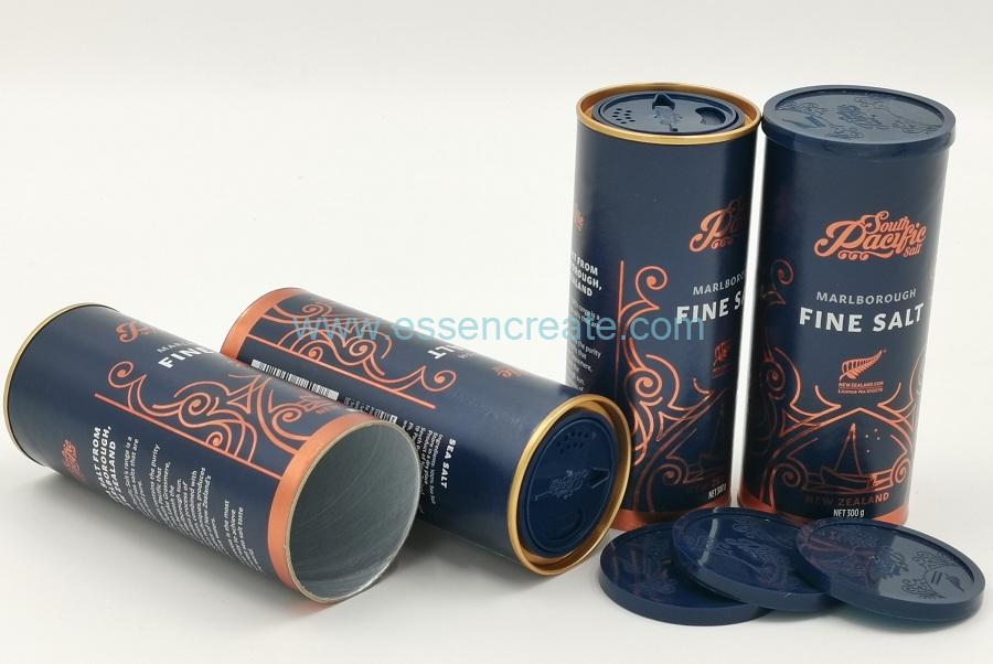 Aluminum Plastic Shaker Paper Salt Cans 