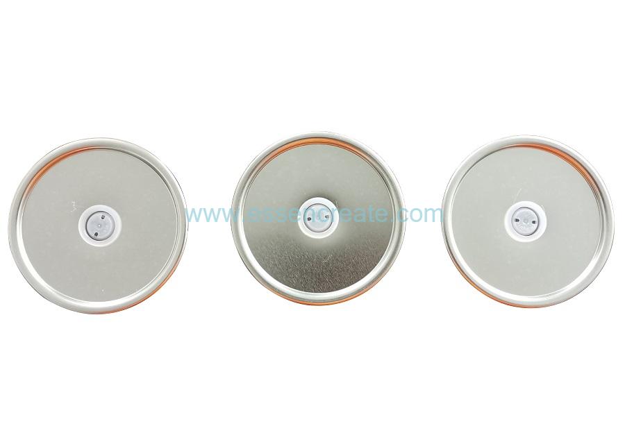 Metal Tinplate Round Lids with One-way Degassing Valve
