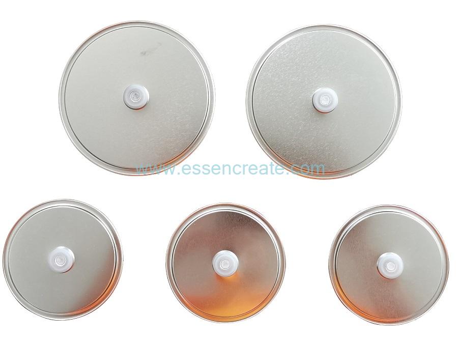 Metal Lid with Degassing Valve