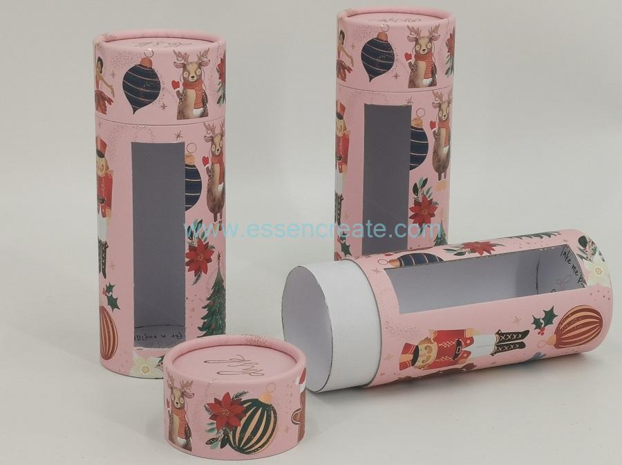 Candle Packaging Tube with Window