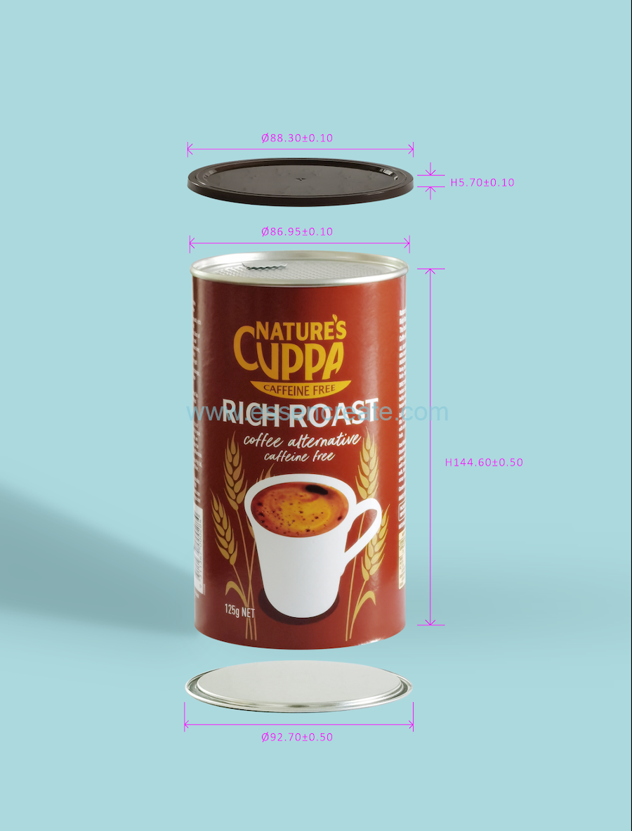 coffee packaging composite paper cans