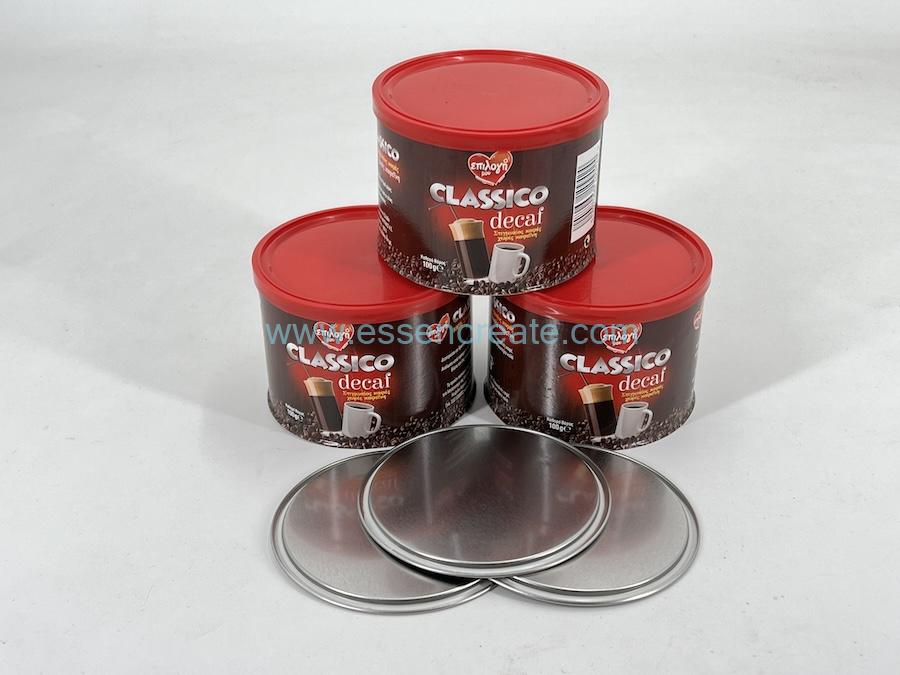 100g coffee cans packaging