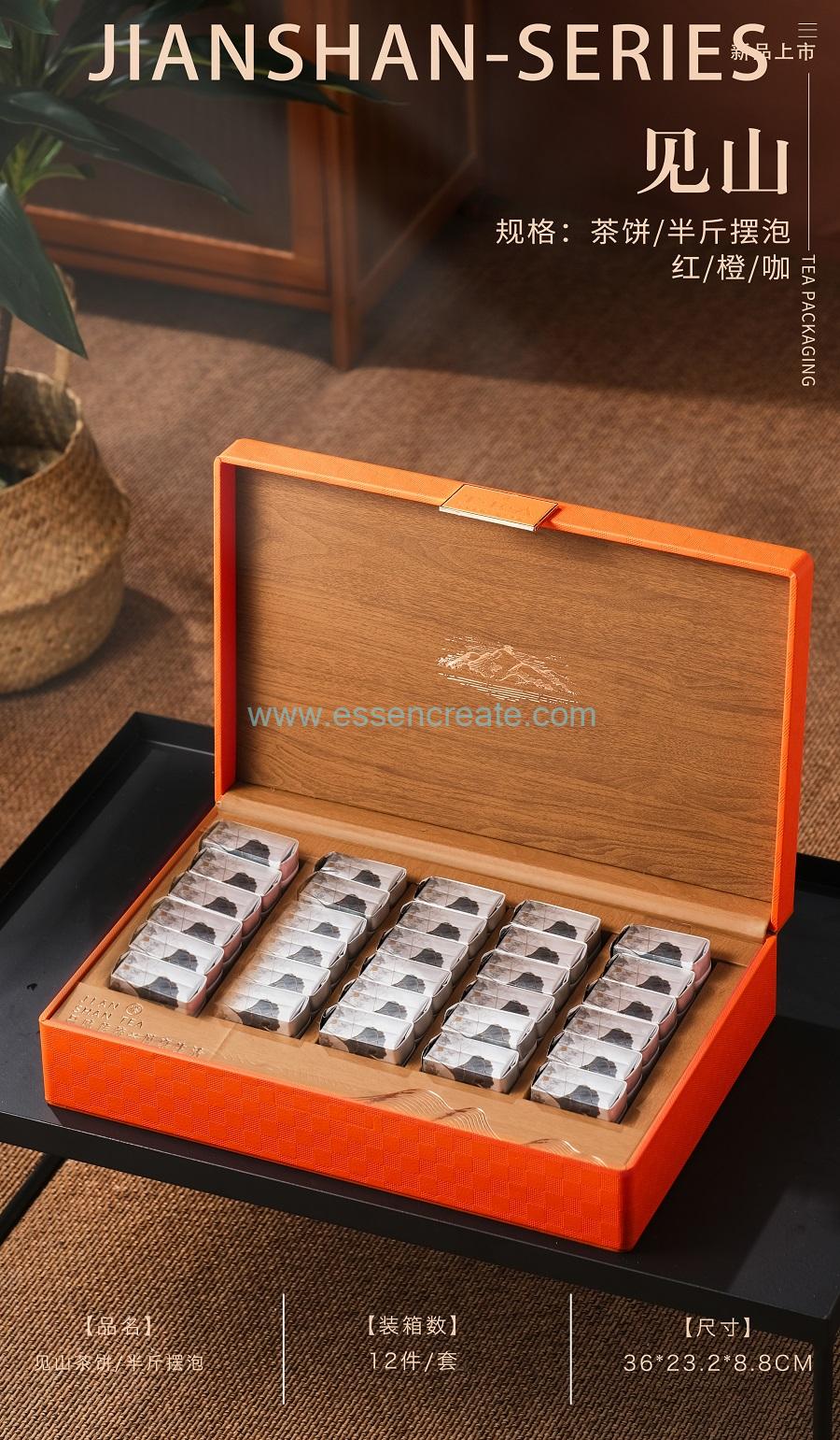 grey wooden tea box