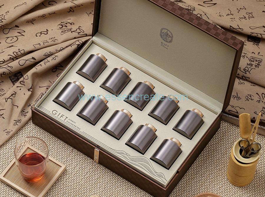 set of 4 tea cup set packaging gift box