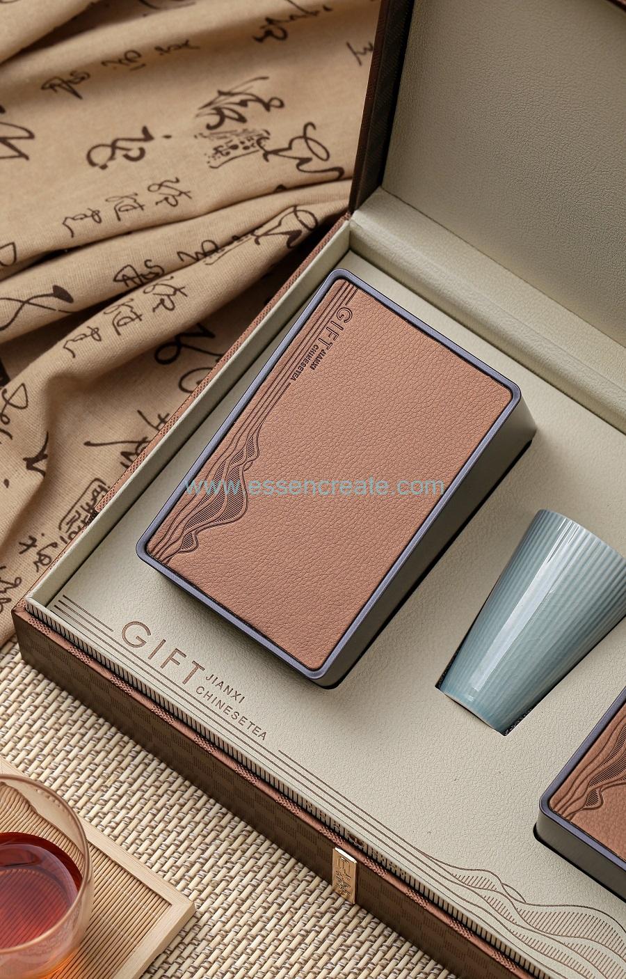gift leather box with bowknot