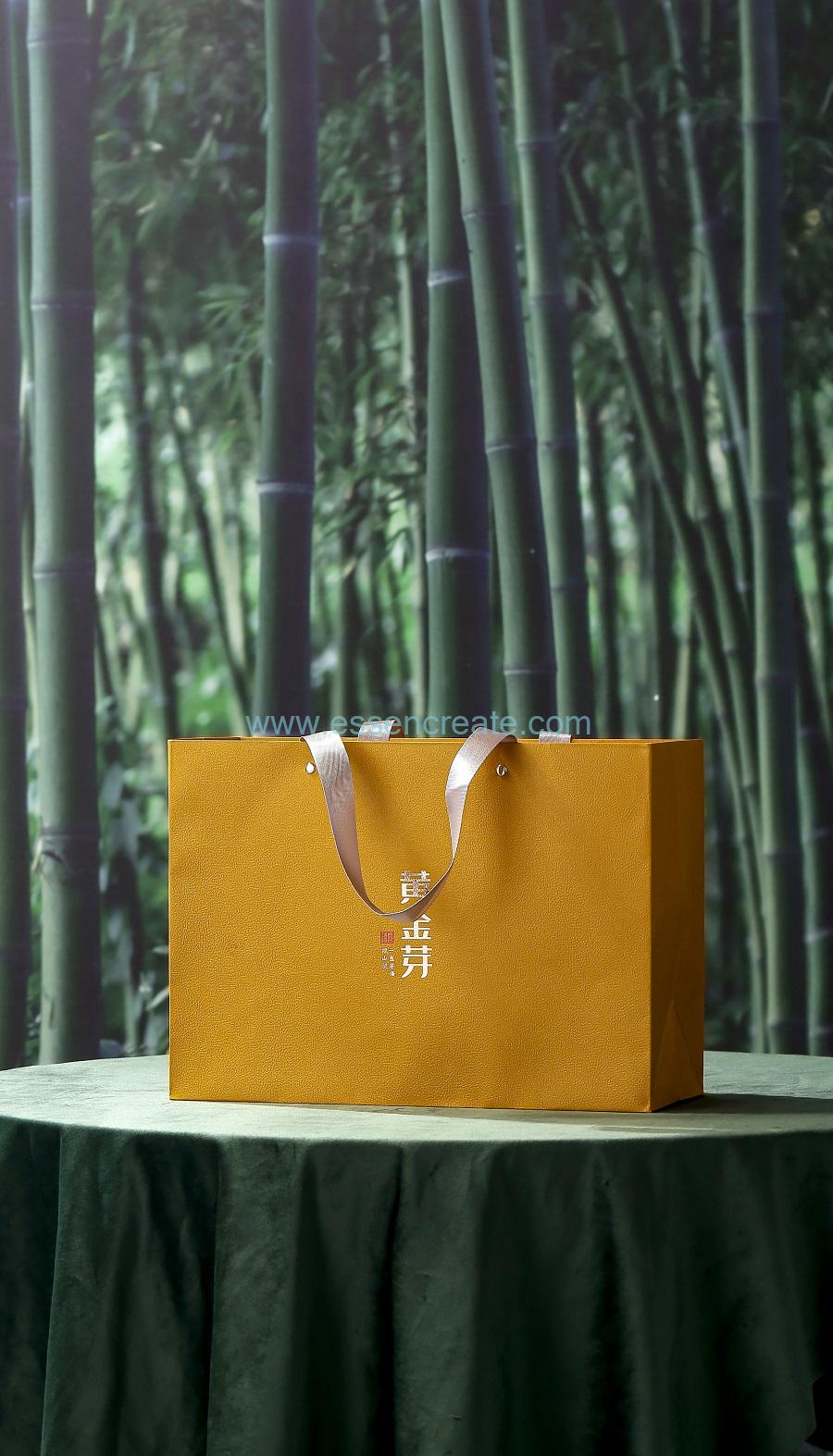 square paper tea box