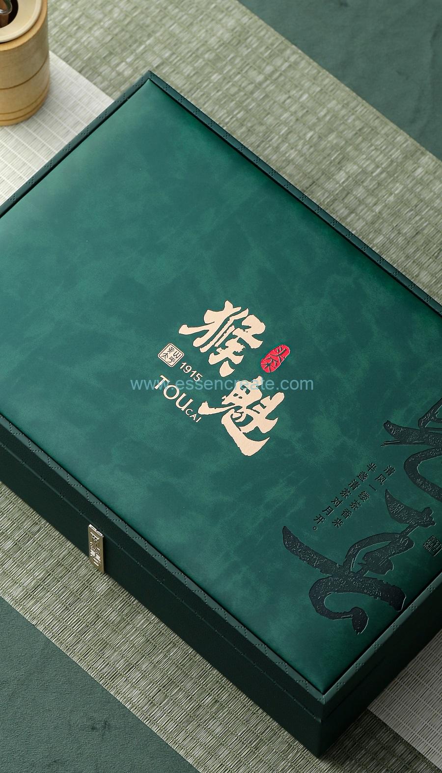 free sample improved leather jewelry box packaging