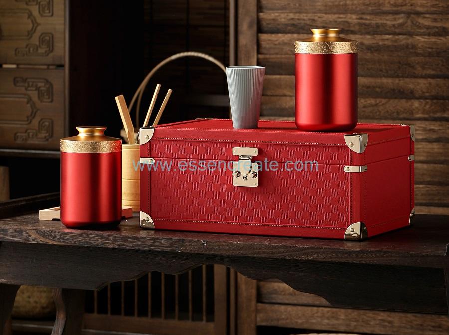 set of 4 tea cup set empty packaging premium box