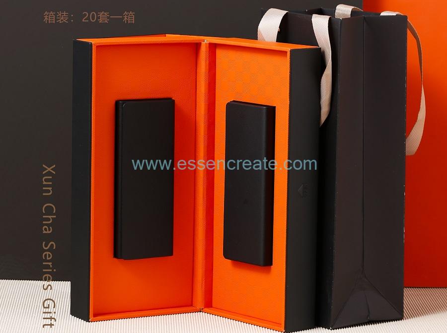 24 compartment wood box tea box