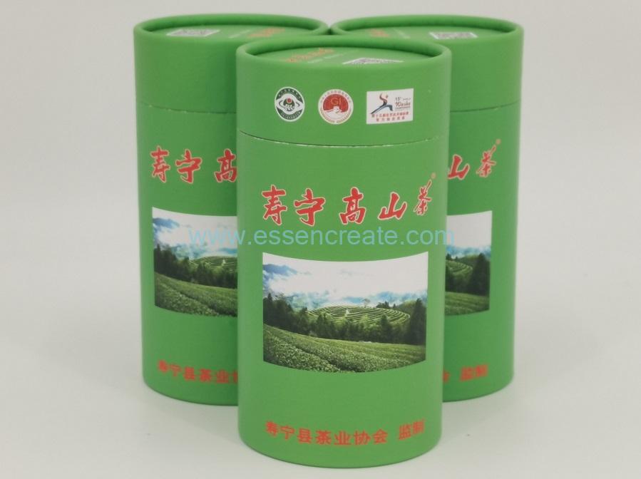 hexagon tin can for tea